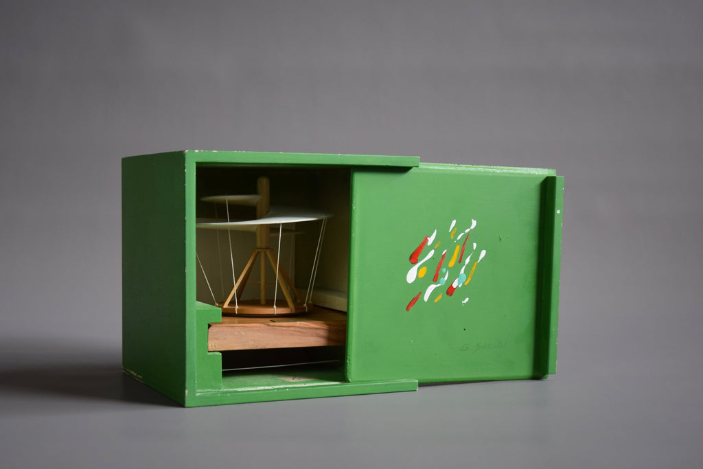 Leonardo da Vinci Helicopter Model by Renown Italian Model Maker Giovanni Sacchi - Decor