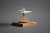 Leonardo da Vinci Helicopter Model by Renown Italian Model Maker Giovanni Sacchi - Decor
