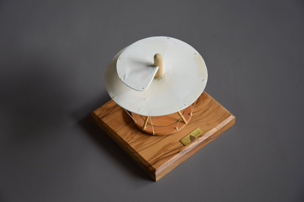 Leonardo da Vinci Helicopter Model by Renown Italian Model Maker Giovanni Sacchi - Decor