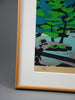 Limited edition 2/20 mid century Japanese woodblock print Kinkakuji by Eizo Sato - Art