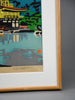 Limited edition 2/20 mid century Japanese woodblock print Kinkakuji by Eizo Sato - Art