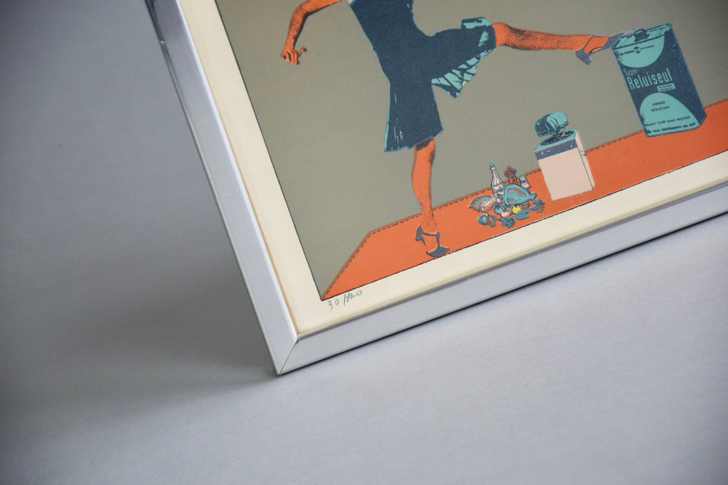 Limited Edition 30/100 Lithography by Antonio Seguí 1971 - Decor