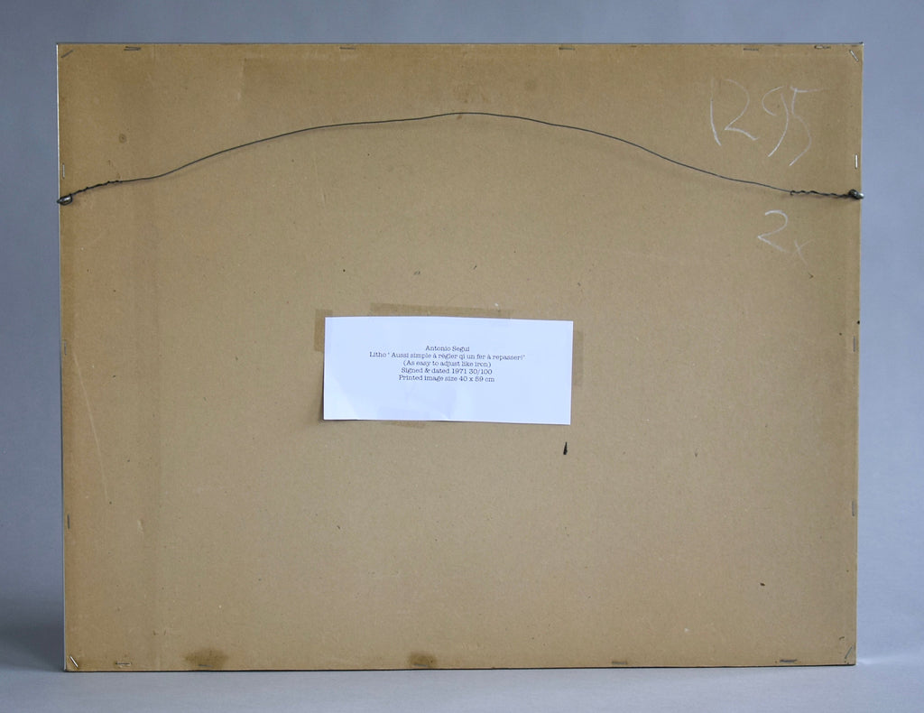 Limited Edition 30/100 Lithography by Antonio Seguí 1971 - Decor