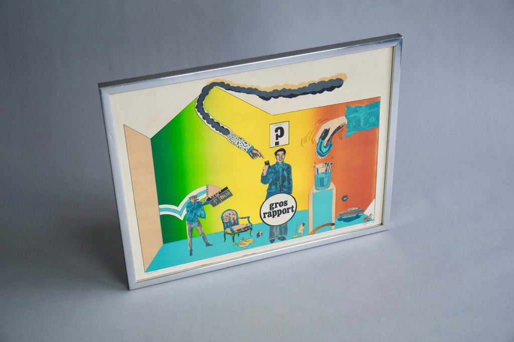 Limited Edition 30/100 Lithography by Antonio Seguí 1971 - Decor