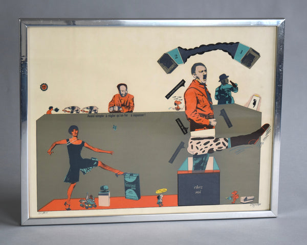 Limited Edition 30/100 Lithography by Antonio Seguí 1971 - Decor