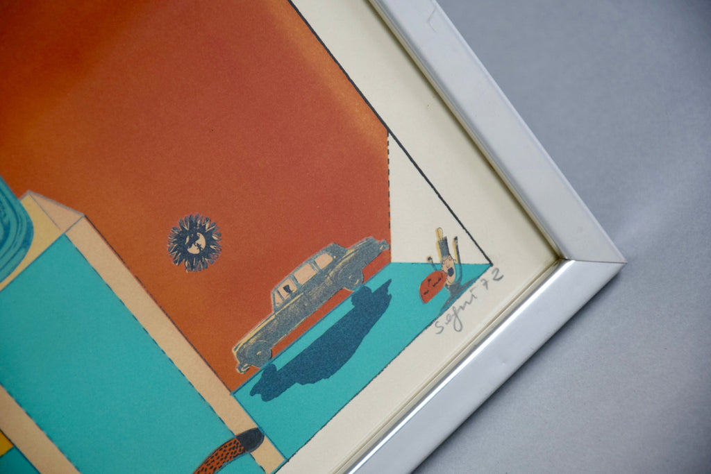 Limited Edition 30/100 Lithography by Antonio Seguí 1971 - Decor