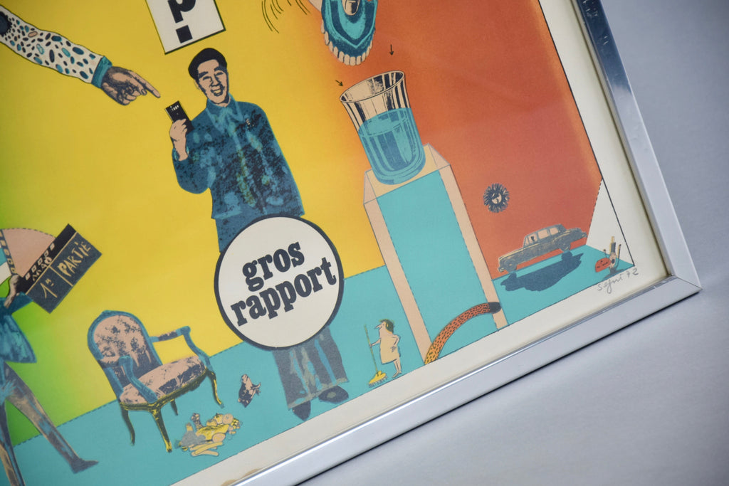 Limited Edition 30/100 Lithography by Antonio Seguí 1971 - Decor