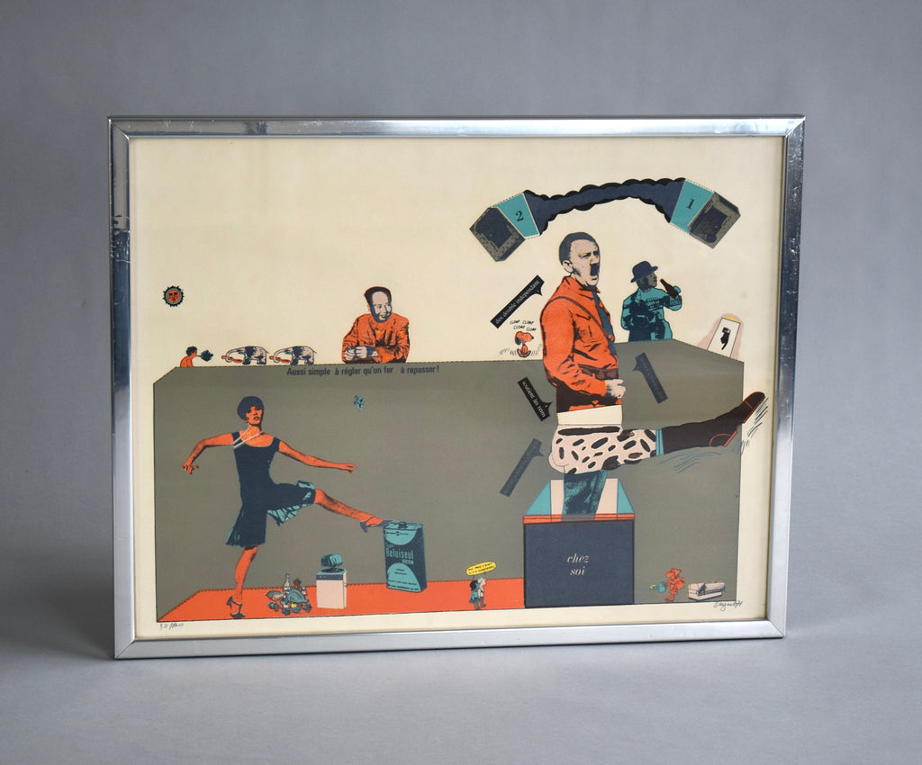 Limited Edition 30/100 Lithography by Antonio Seguí 1971 - Decor