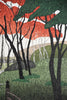 Limited Edition Japanese Woodblock print ’Autumn Garden’ by Kazuyuki Ohtsu 1999 - Art