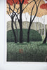 Limited Edition Japanese Woodblock print ’Autumn Garden’ by Kazuyuki Ohtsu 1999 - Art