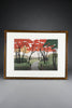 Limited Edition Japanese Woodblock print ’Autumn Garden’ by Kazuyuki Ohtsu 1999 - Art