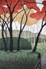Limited Edition Japanese Woodblock print ’Autumn Garden’ by Kazuyuki Ohtsu 1999 - Art