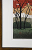 Limited Edition Japanese Woodblock print ’Autumn Garden’ by Kazuyuki Ohtsu 1999 - Art