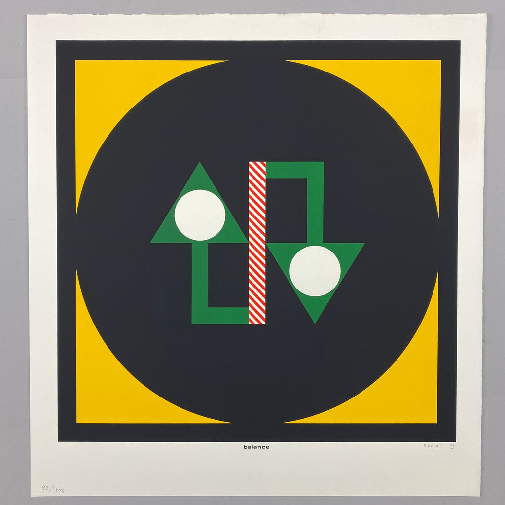 lKumi Sugaī limited edition Lithograph ’Libra’ 1973 - Art