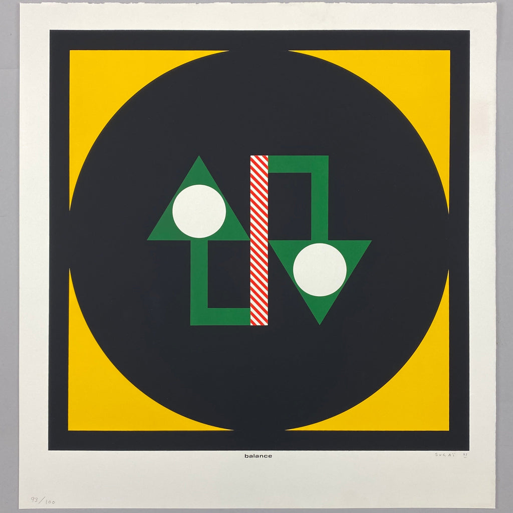 lKumi Sugaī limited edition Lithograph ’Libra’ 1973 - Art