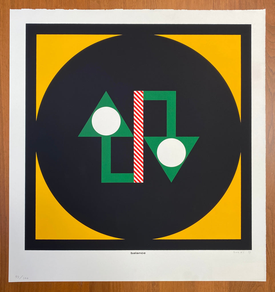 lKumi Sugaī limited edition Lithograph ’Libra’ 1973 - Art