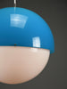 Luigi Bandini Buti model 4021 blue metacrilato pendant lamp for Kartell Italy 1960s - Lighting