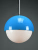Luigi Bandini Buti model 4021 blue metacrilato pendant lamp for Kartell Italy 1960s - Lighting