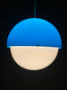 Luigi Bandini Buti model 4021 blue metacrilato pendant lamp for Kartell Italy 1960s - Lighting