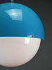 Luigi Bandini Buti model 4021 blue metacrilato pendant lamp for Kartell Italy 1960s - Lighting