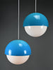 Luigi Bandini Buti model 4021 blue metacrilato pendant lamp for Kartell Italy 1960s - Lighting