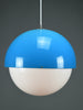 Luigi Bandini Buti model 4021 blue metacrilato pendant lamp for Kartell Italy 1960s - Lighting