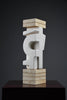 ’Makina’ abstract stone sculpture by Alberto Cabiddu 2001 - Art