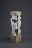 ’Makina’ abstract stone sculpture by Alberto Cabiddu 2001 - Art