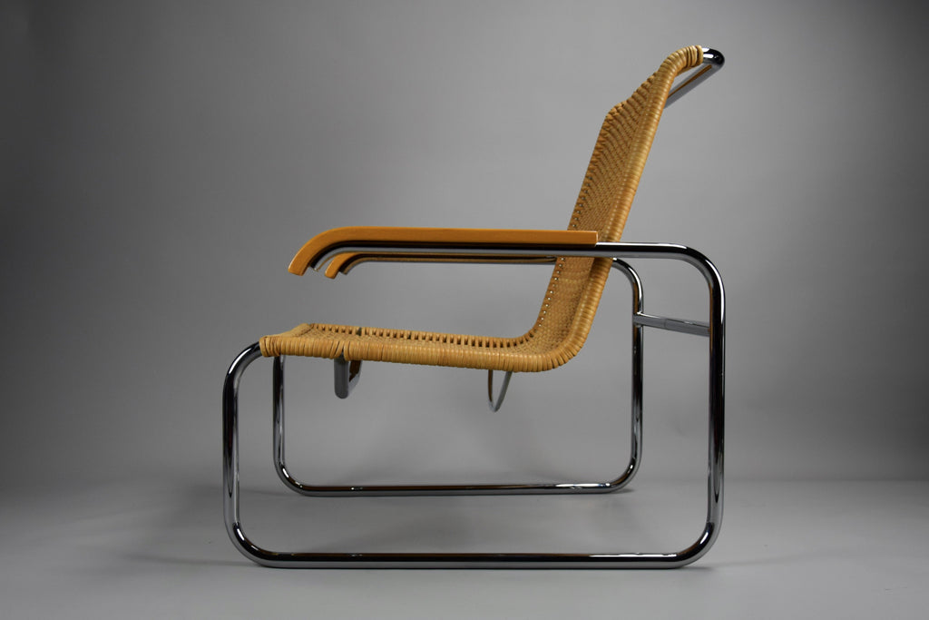 Marcel Breuer B35 Lounge chair and foot stool for Thonet - Furniture