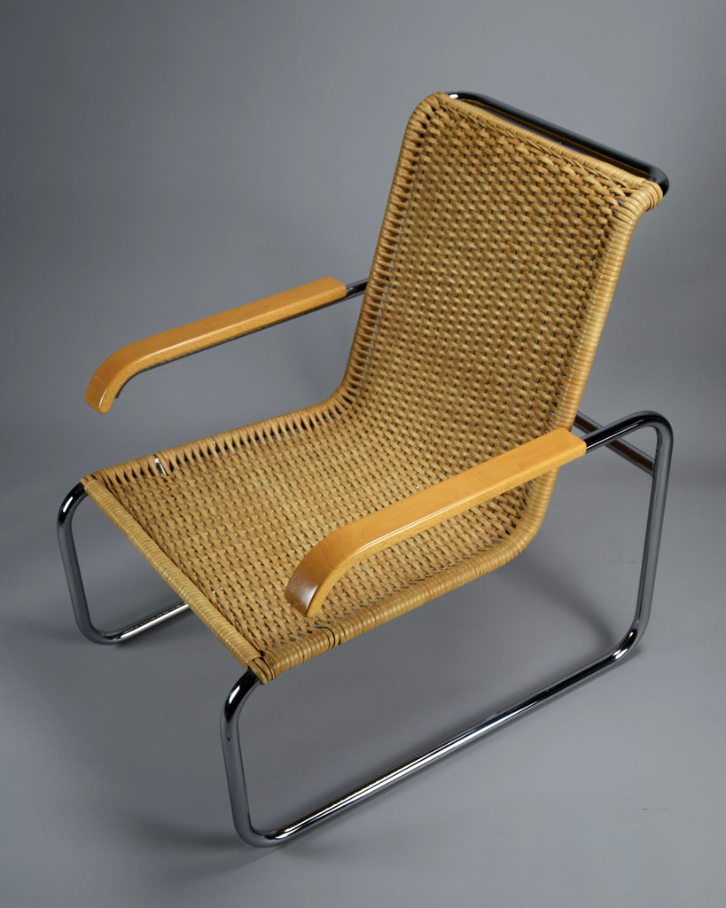 Marcel Breuer B35 Lounge chair and foot stool for Thonet - Furniture
