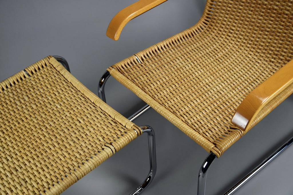 Marcel Breuer B35 Lounge chair and foot stool for Thonet - Furniture
