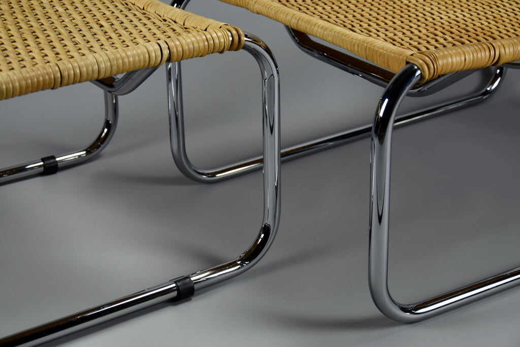 Marcel Breuer B35 Lounge chair and foot stool for Thonet - Furniture