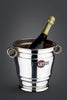 Martini 1960’s silver plated and enamel champagne cooler - Collectibles