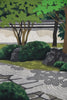 Masao Ido (1945–2016), Myōman-ji temple garden 1990, rare Artist’s Proof (AP) signed limited edition woodblock print