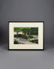 Masao Ido (1945–2016), Myōman-ji temple garden 1990, rare Artist’s Proof (AP) signed limited edition woodblock print