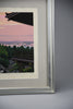 Masao Ido ’From Nigatsudo’ (二月堂より) limited edition Japanese woodblock print 1994 in original Japanese frame - Art
