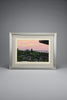 Masao Ido ’From Nigatsudo’ (二月堂より) limited edition Japanese woodblock print 1994 in original Japanese frame - Art