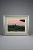 Masao Ido ’From Nigatsudo’ (二月堂より) limited edition Japanese woodblock print 1994 in original Japanese frame - Art