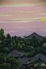 Masao Ido ’From Nigatsudo’ (二月堂より) limited edition Japanese woodblock print 1994 in original Japanese frame - Art