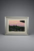 Masao Ido ’From Nigatsudo’ (二月堂より) limited edition Japanese woodblock print 1994 in original Japanese frame - Art
