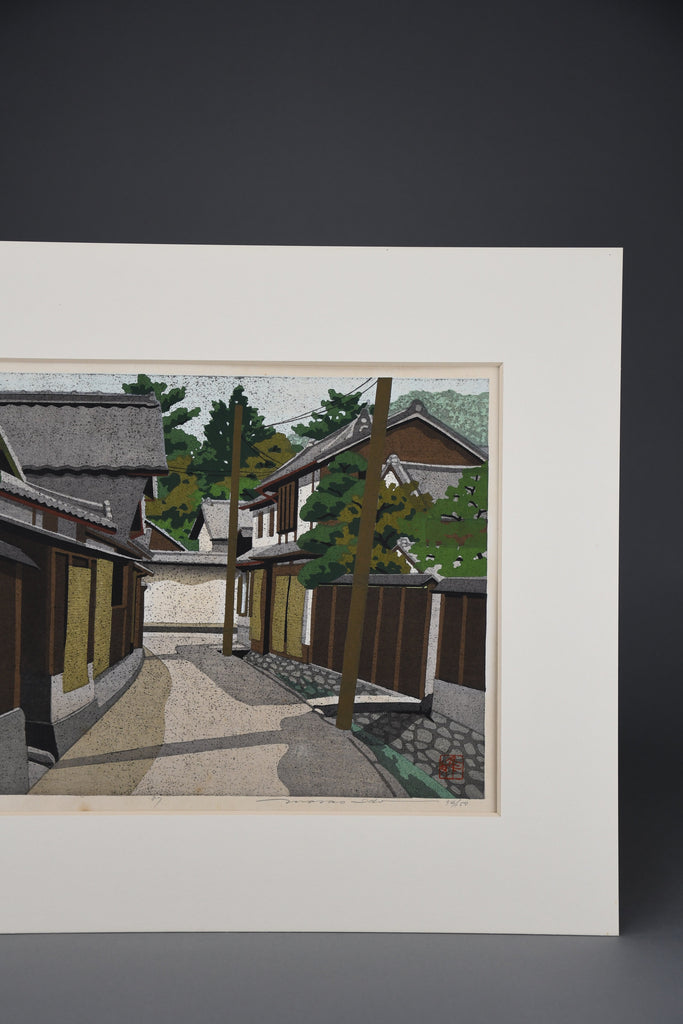 Masao Ido ‘Gokashō,’ Limited Edition Japanese Woodblock Print No. 94/150 Signed and Sealed 1987 - Art