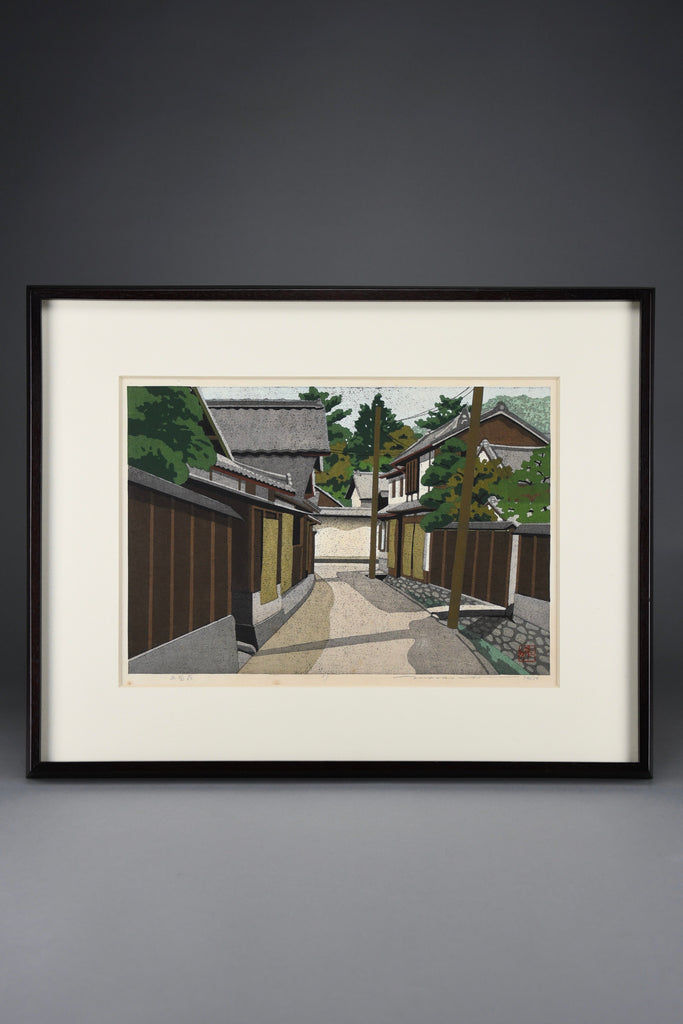 Masao Ido ‘Gokashō,’ Limited Edition Japanese Woodblock Print No. 94/150 Signed and Sealed 1987 - Art
