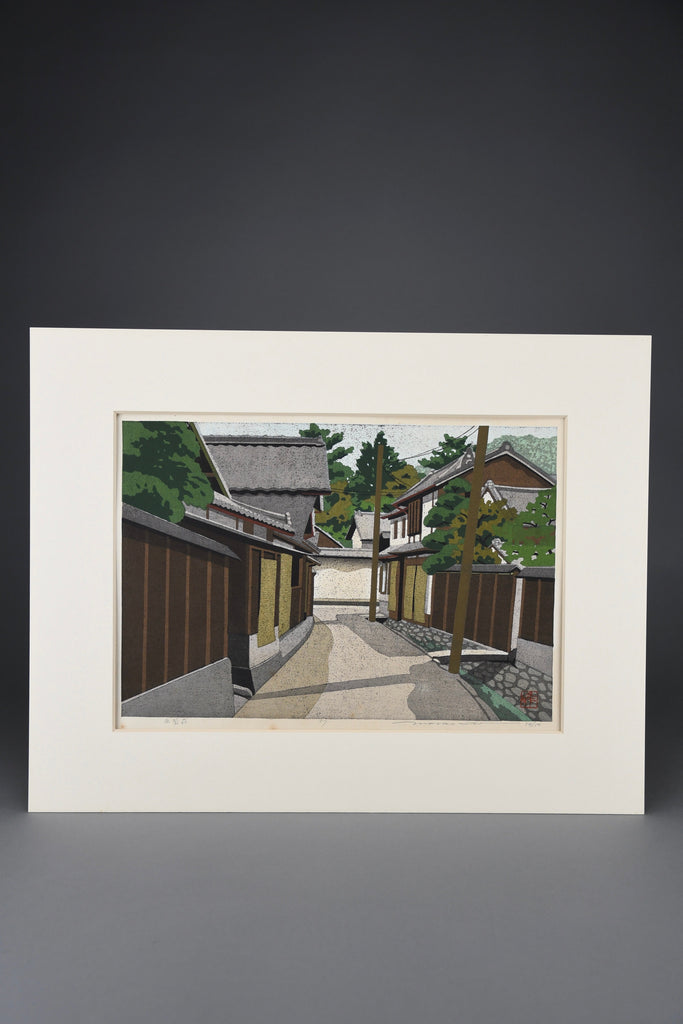 Masao Ido ‘Gokashō,’ Limited Edition Japanese Woodblock Print No. 94/150 Signed and Sealed 1987 - Art