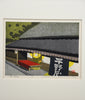 Masao Ido, “Hiranoya Kyoto”, original woodblock print signed numbered & dated 1990 - Art