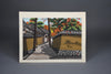 Masao Ido ’Ikaruga no Sato’ 1981 limited edition Japanese woodblock print signed & numbered - Art