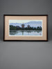 Masao Ido “Summer at Yakushiji Temple”, Original Japanese woodblock print signed & numbered - Art