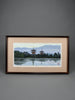 Masao Ido “Summer at Yakushiji Temple”, Original Japanese woodblock print signed & numbered - Art