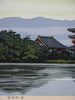 Masao Ido “Summer at Yakushiji Temple”, Original Japanese woodblock print signed & numbered - Art
