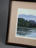 Masao Ido “Summer at Yakushiji Temple”, Original Japanese woodblock print signed & numbered - Art