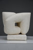 “Massa Continua” – Interlocking Abstract Sculpture by Alberto Cabiddu Pietra di Vicenza 1999 - Art